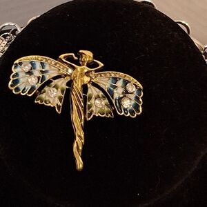 Fairy Brooch Goldtone